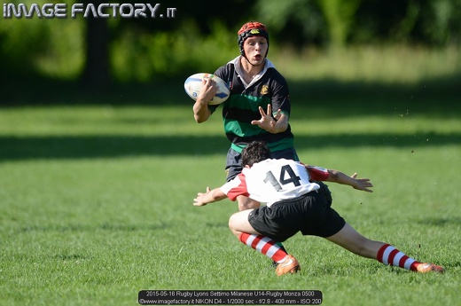 2015-05-16 Rugby Lyons Settimo Milanese U14-Rugby Monza 0500